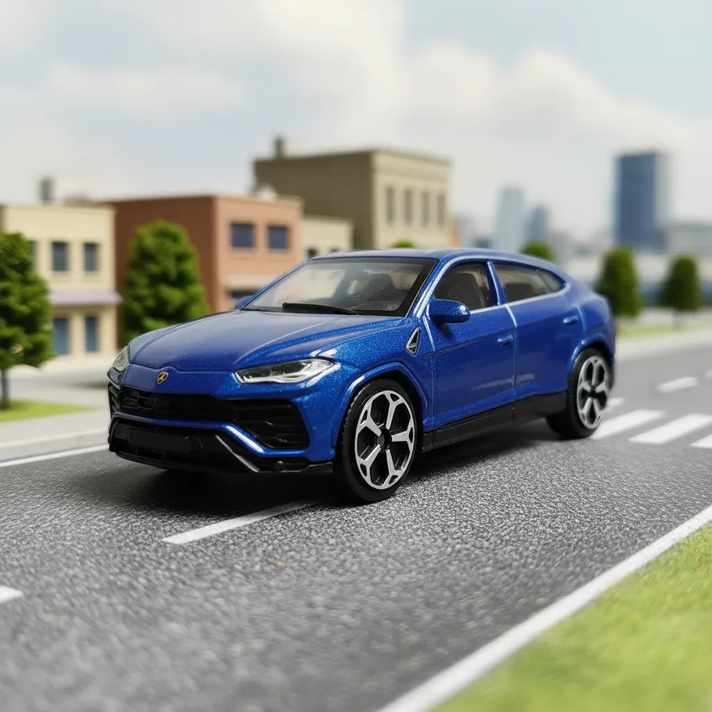 Carro A Escala Bburago 1:43 Lamborghini Urus Azul