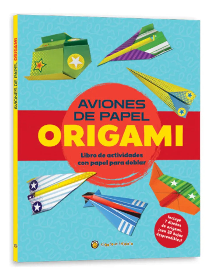 Libro Crea Origami Aviones Para Niños Adultos
