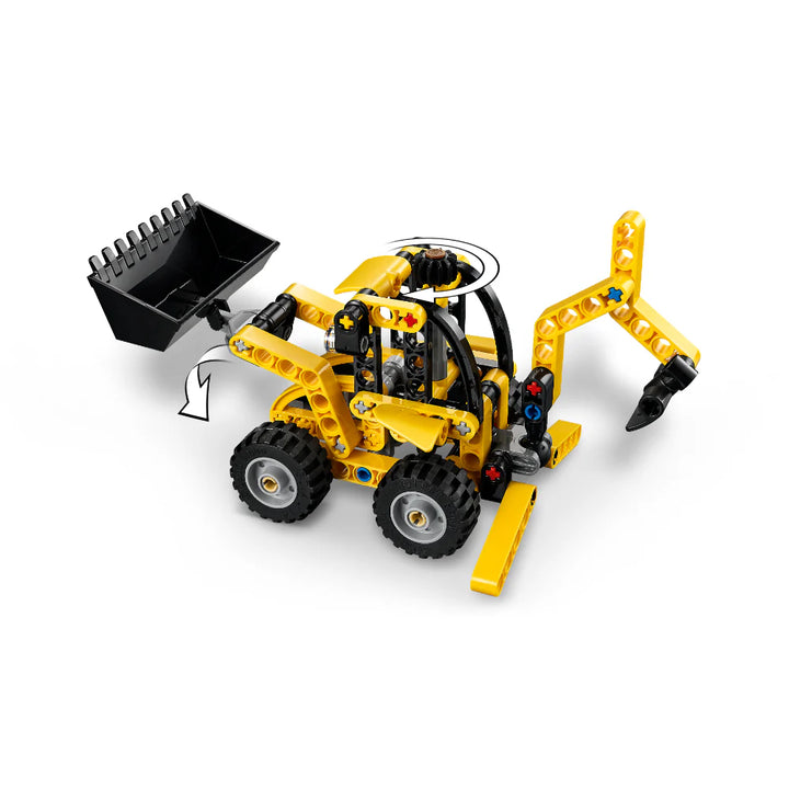 Juego Lego 104 Piezas Retroexcavadora Niños