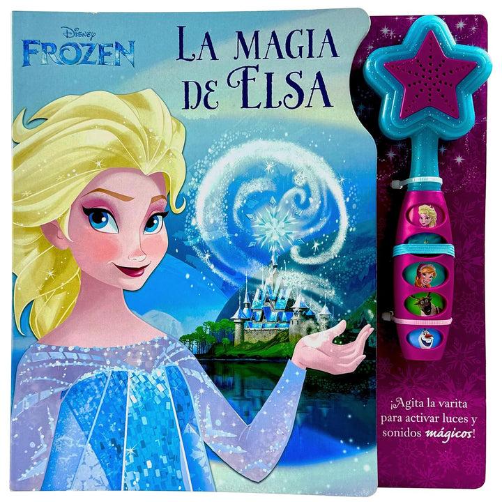 Libro Frozen Varita De Luces Y Sonidos Niños