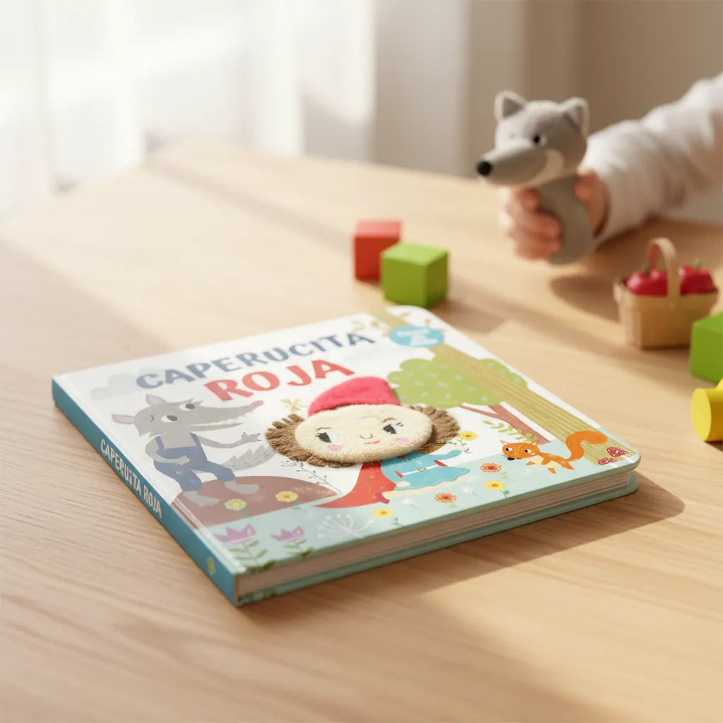Libro Clásicos Caperucita Rojas Títere Niños