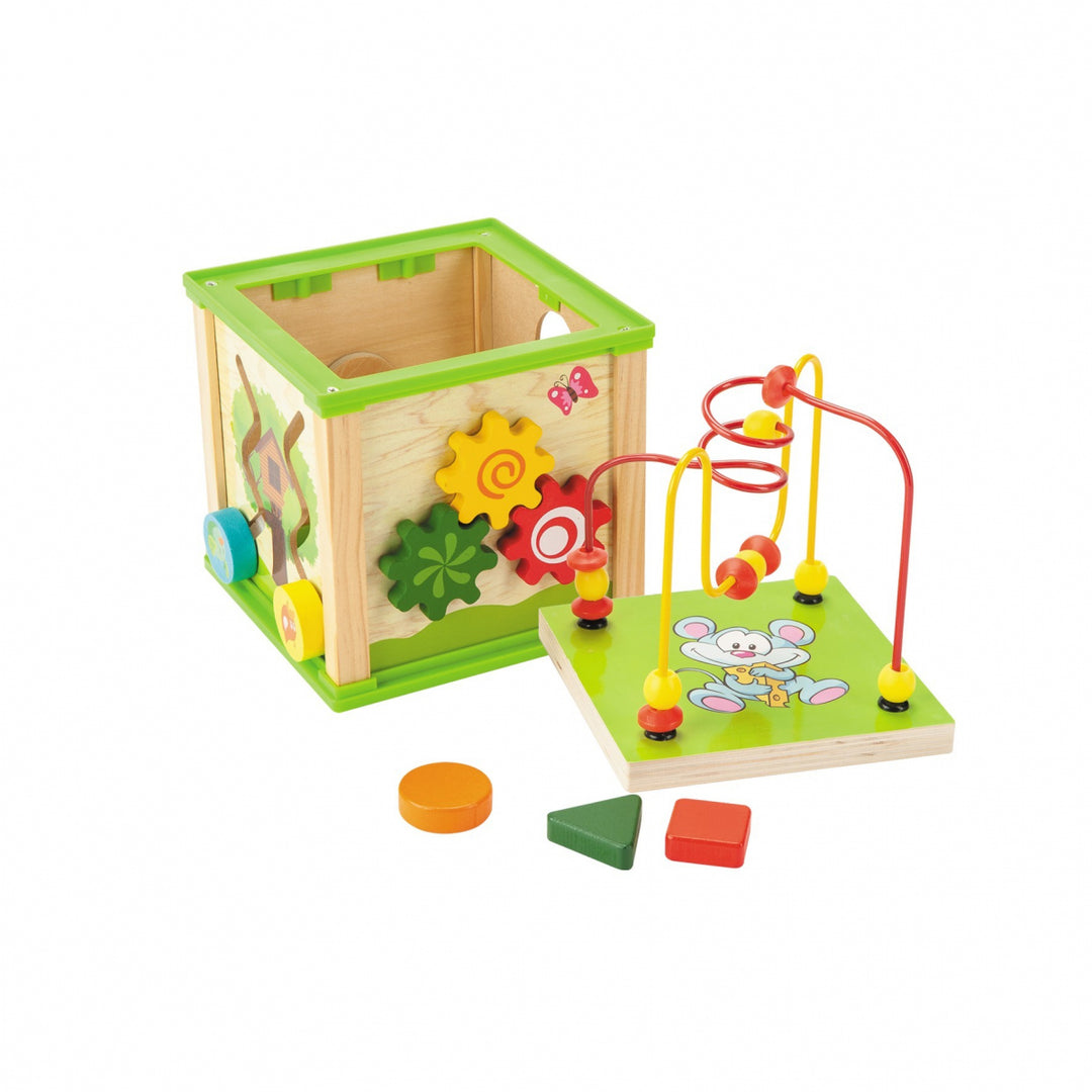 Juguete Laberinto Múltiple De Madera Para Niños