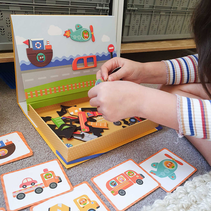 Juego De Arte Magnético Vehículos Para Niños