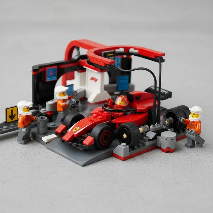 Juguete Lego City F1 Pit Stop Ferrari 322 Piezas Para Niños