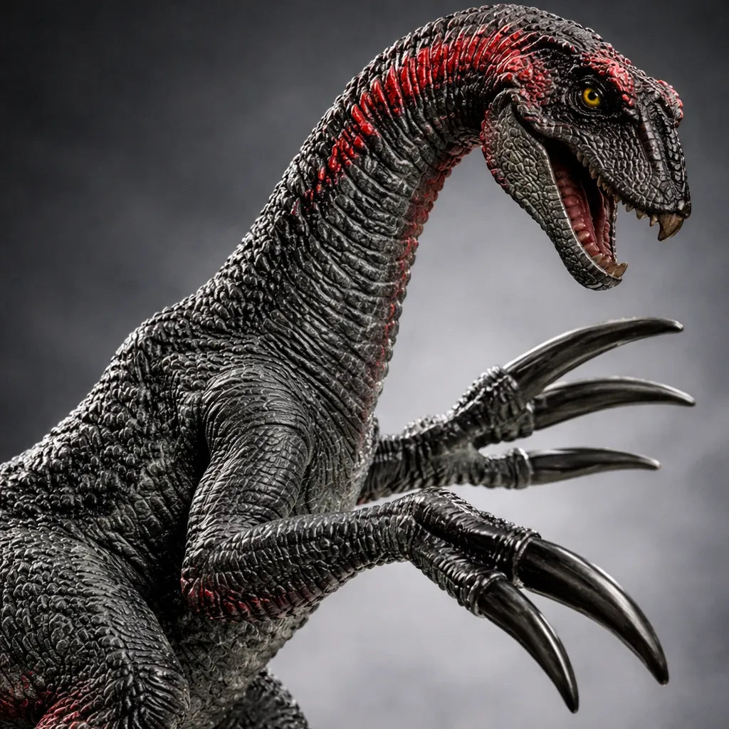Figura Dinosaurios Therizinosaurio Pintado a Mano