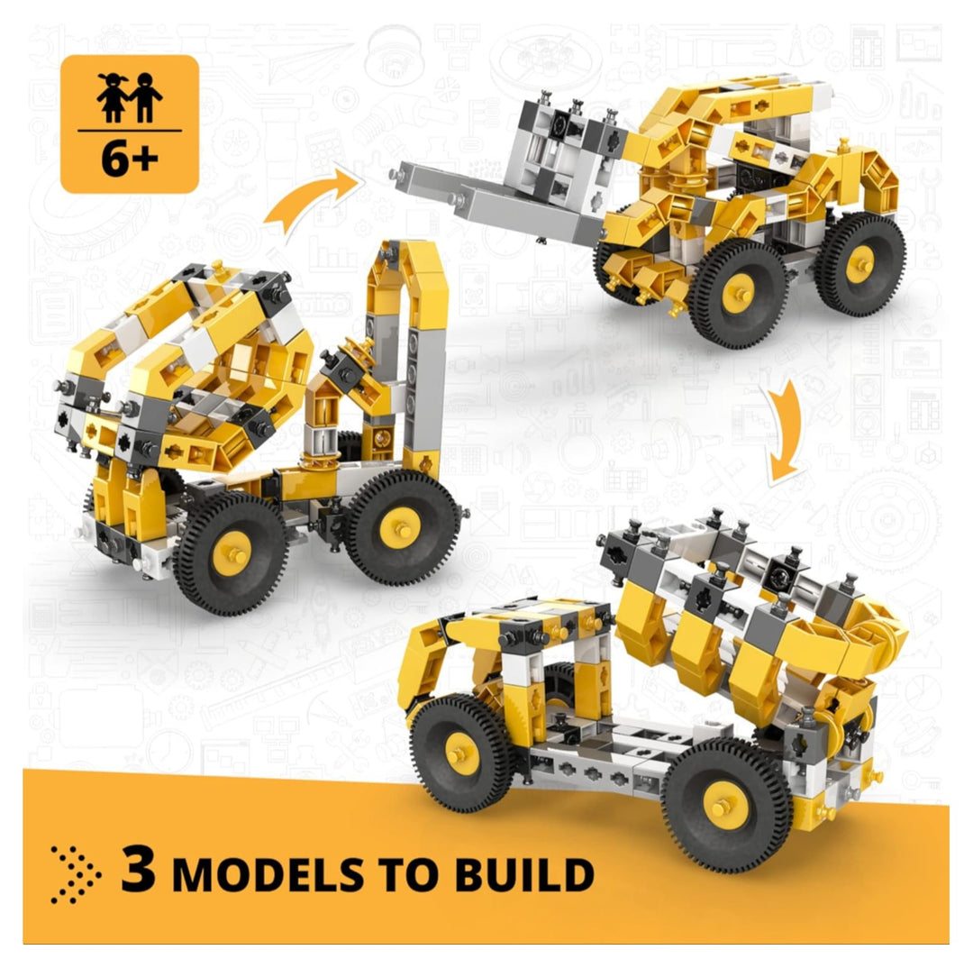 Set De Construcción Maquinas 3 En 1