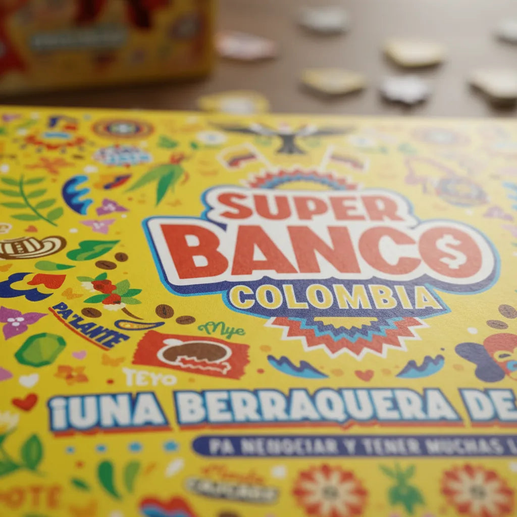Juego De Mesa Super Banco Colombia Niños