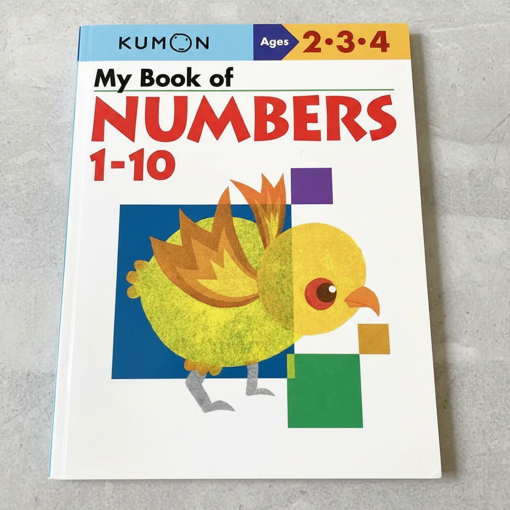 Libro Kumon My Book Of Numbers 1-10 Para Niños