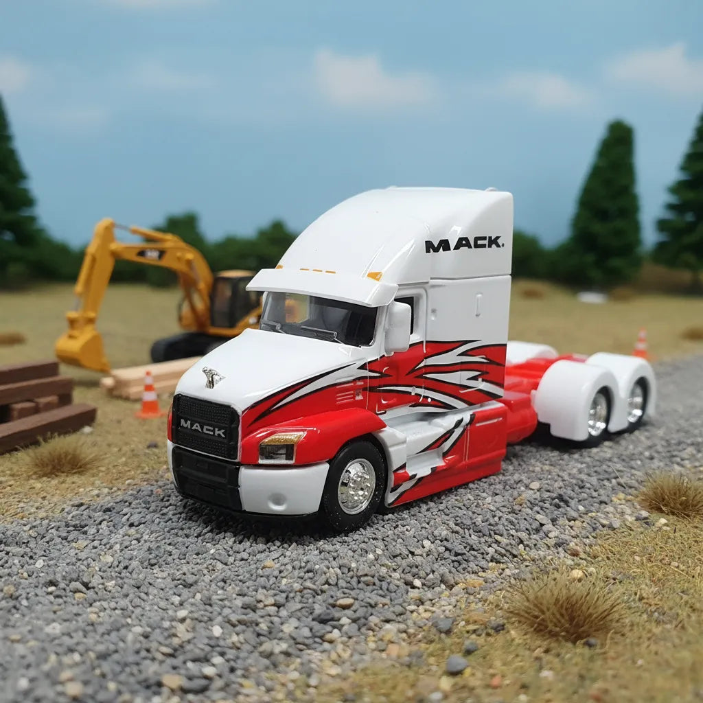 Camión escala 1/64 mack anthem Bburago