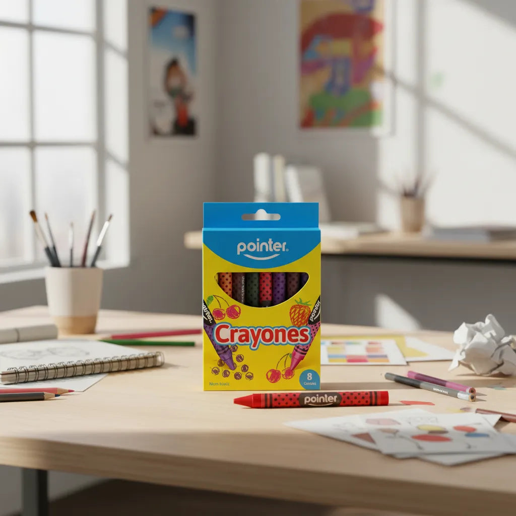 Primeras Crayolas Ninos 8 Unidades
