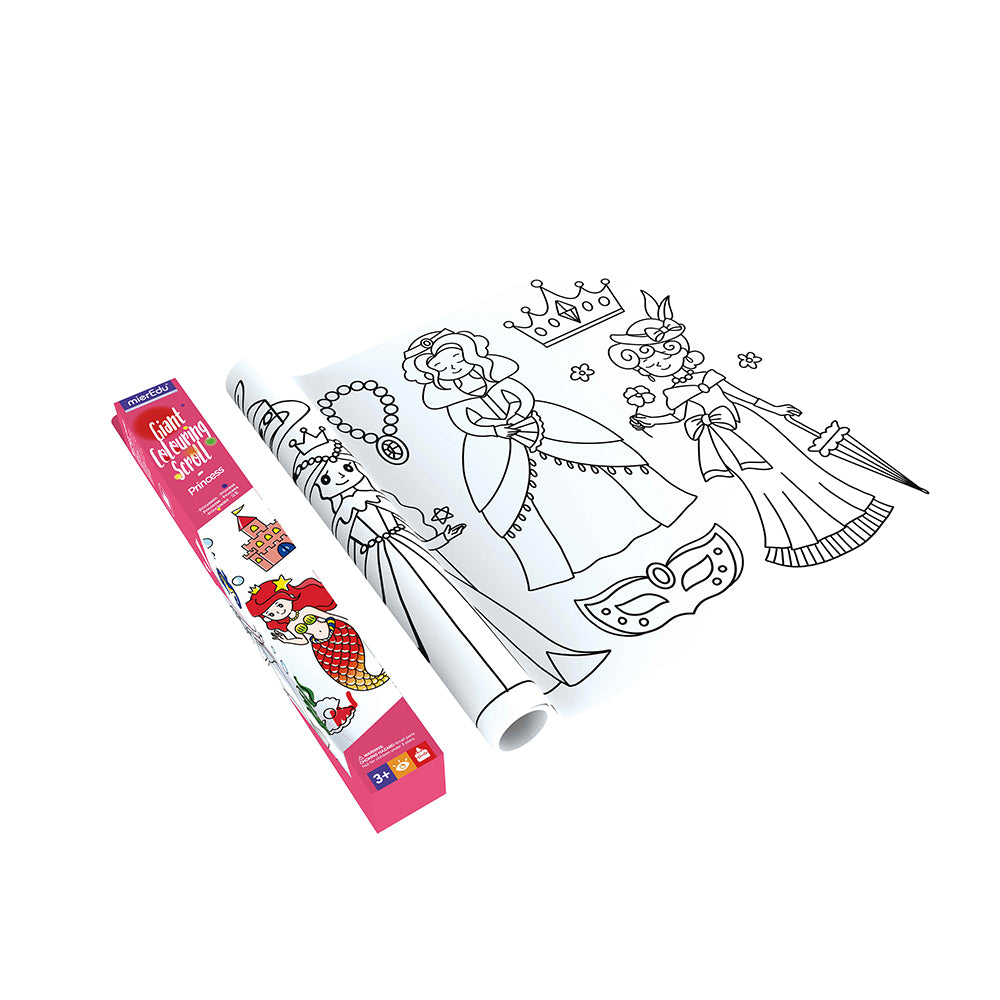 Rollo Para Colorear Diseño Sirenas Para Niños