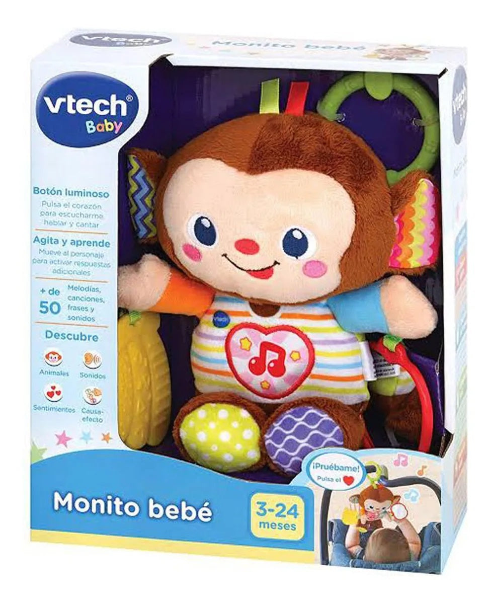 Juguete Estimulación Monito Bebé Para Bebés
