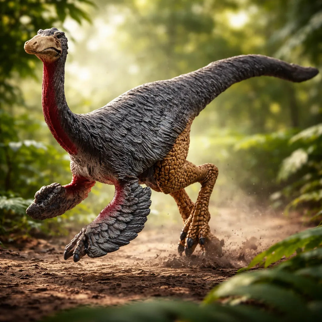 Figura Coleccionable Gallimimus Pintada A Mano Schleich