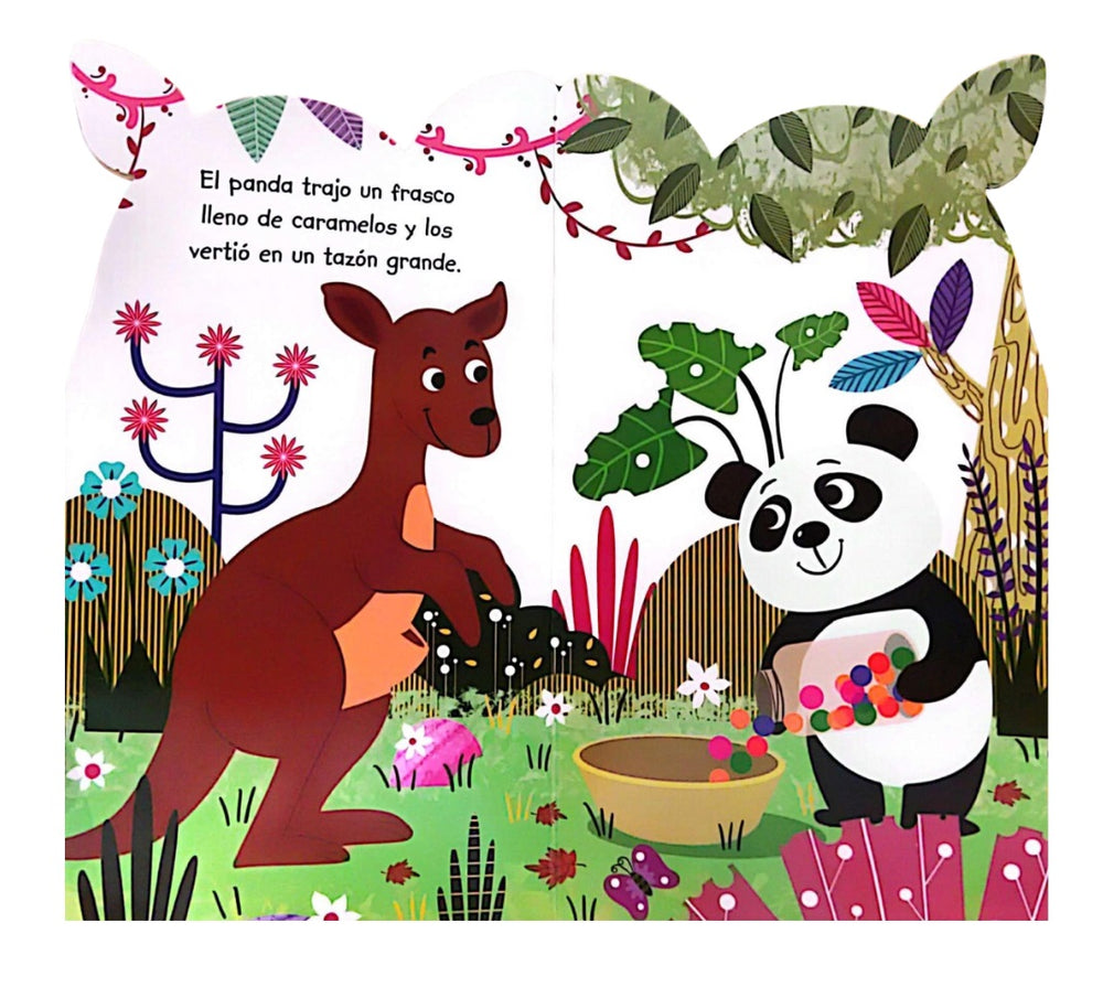 Libro Infantil Pop Up Canguro Amigos De La Jungla