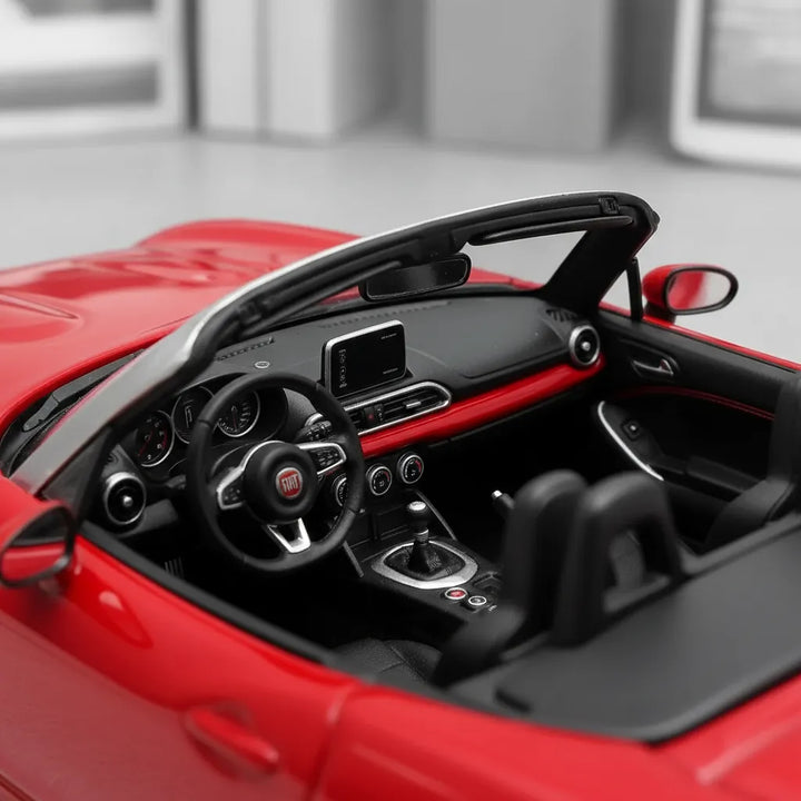 Carro Coleccionable A Escala 1:43 Fiat 124 Spider