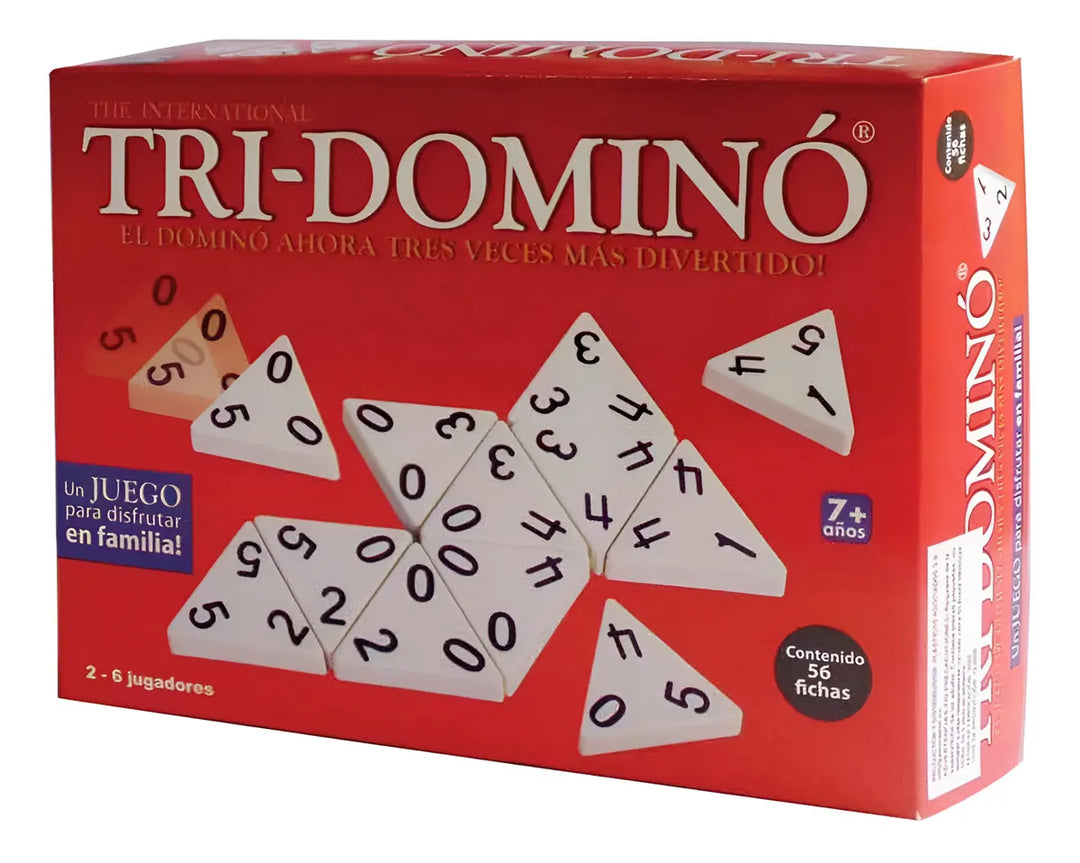 Juego De Mesa Estrategia Tri-dominó Para Familia
