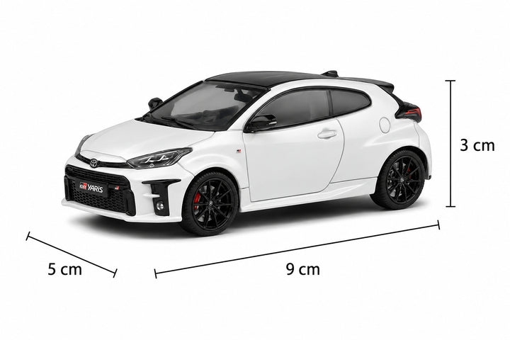 Carros Coleccionable A Escala 1/43 Toyota Gr Yaris Blanco