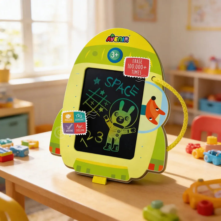 Juego Didáctico Pizarra Mágica Cohete Para Niños
