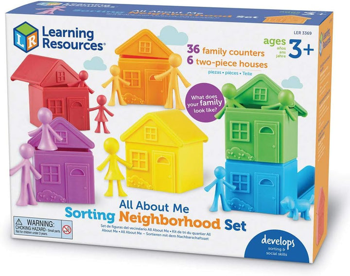 Juego Set Educativo Clasificación familia Para Niños