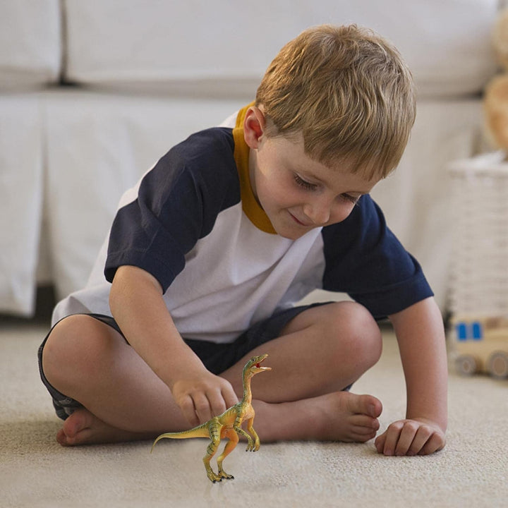Figura Coleccionable Compsognathus Papo Pintado A Mano