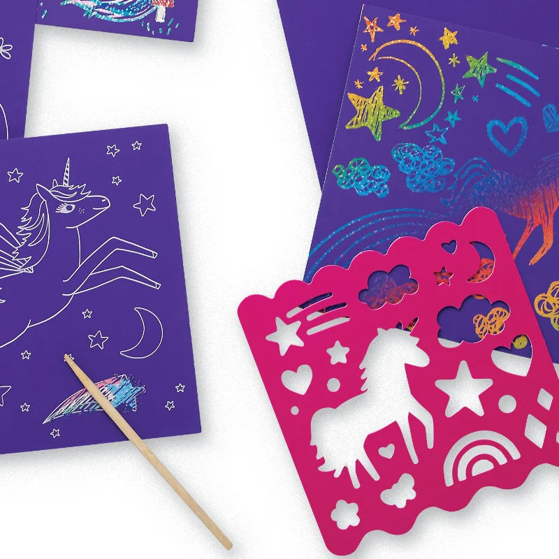Juego Creativo Sparkle Scratch Art Para Niñas