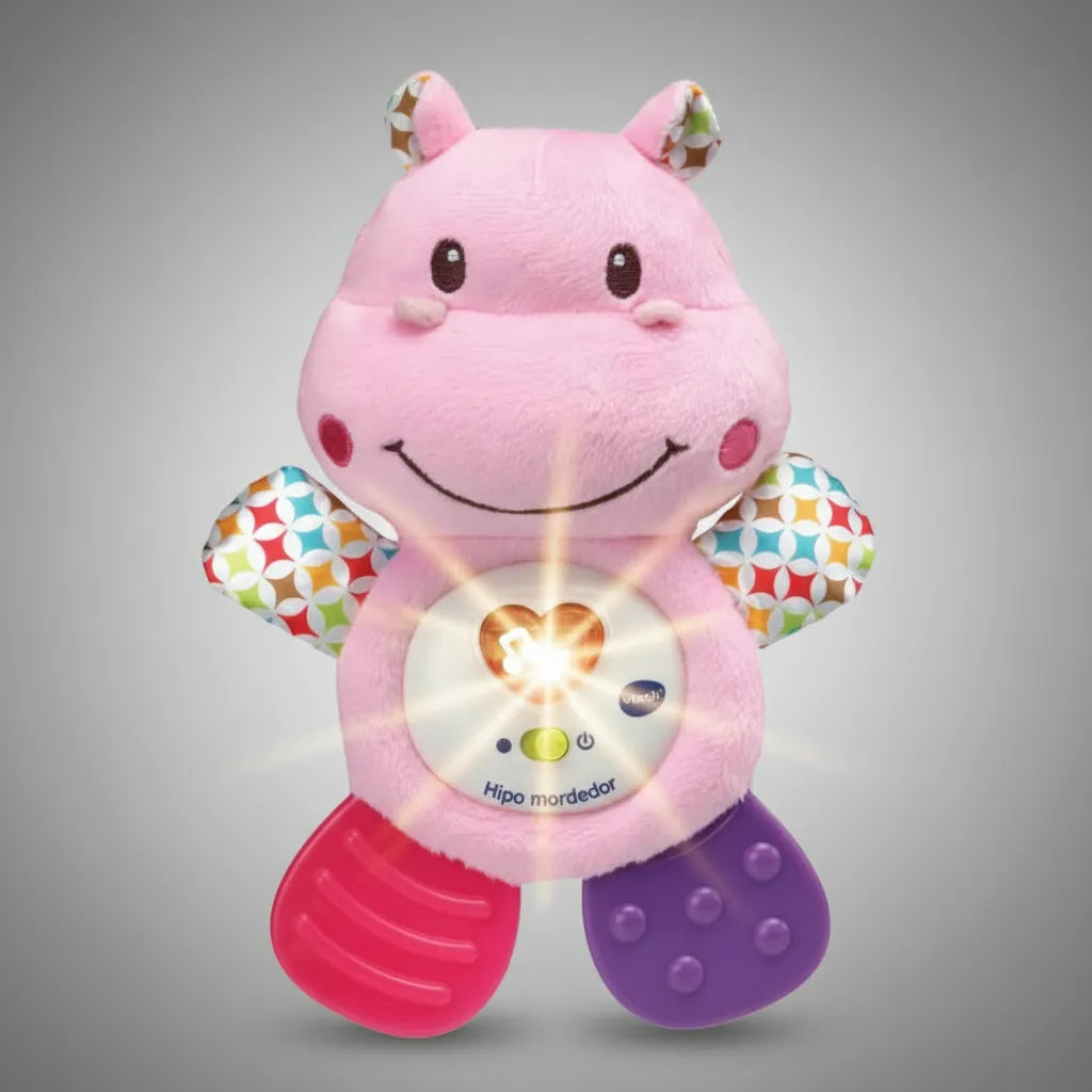 Juguete Hipo Mordedor Rosado Para Bebés