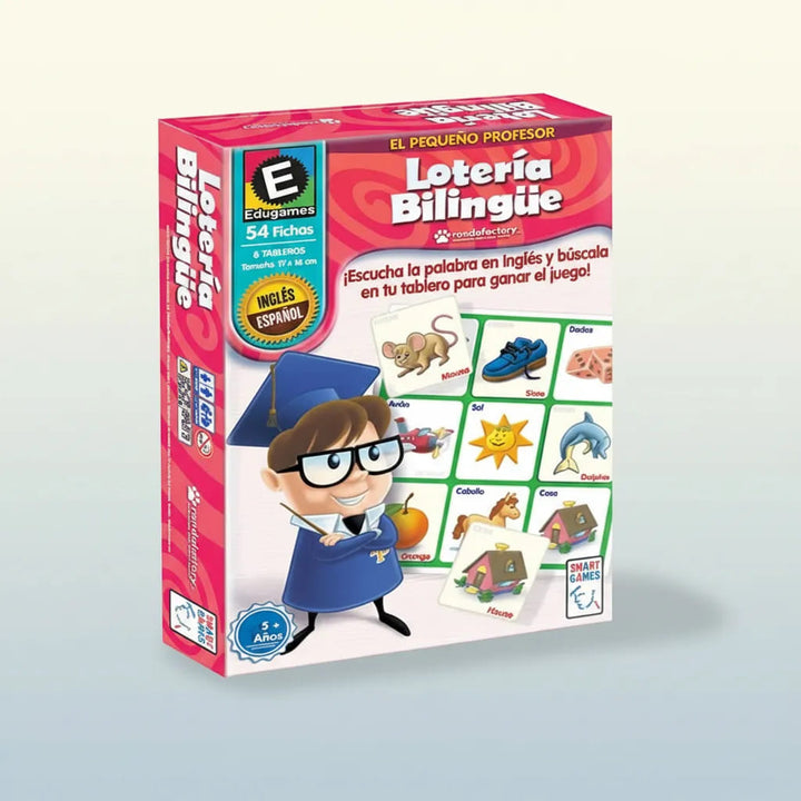 Juego De Mesa Educativo Lotería Bilingüe niños