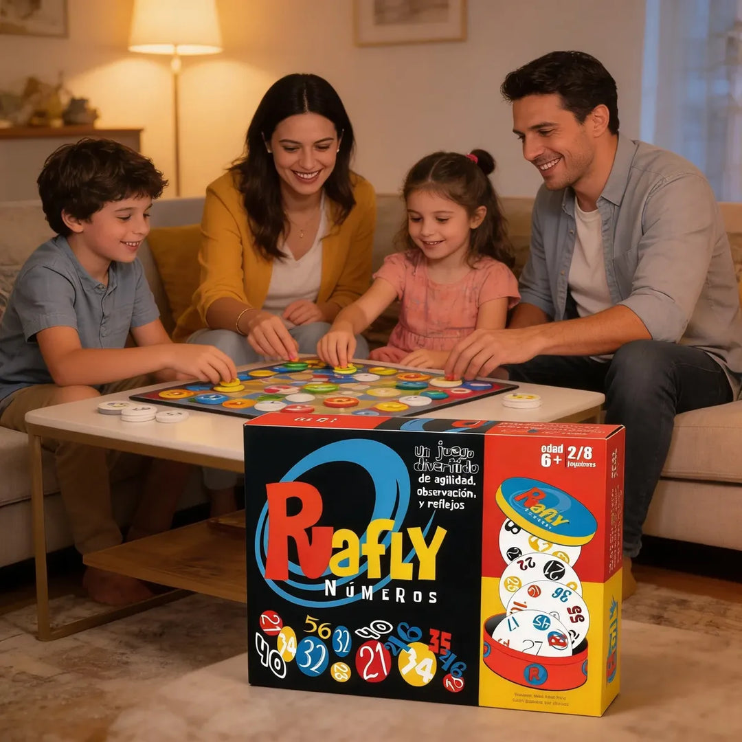 Juego De Mesa Rafly Números Para Familia Niños
