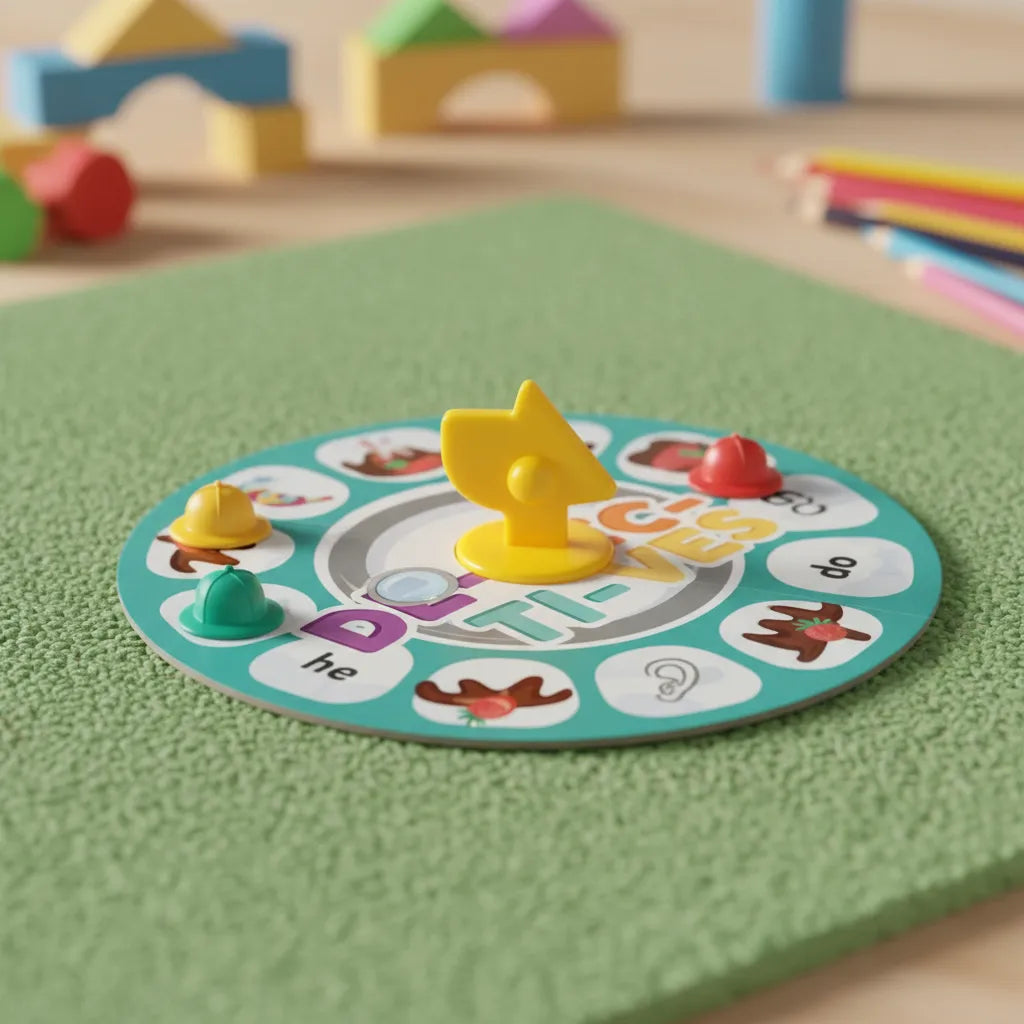 Juego De Mesa Educativo Detectives Silabas Niños