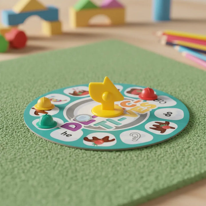 Juego De Mesa Educativo Detectives Silabas Niños