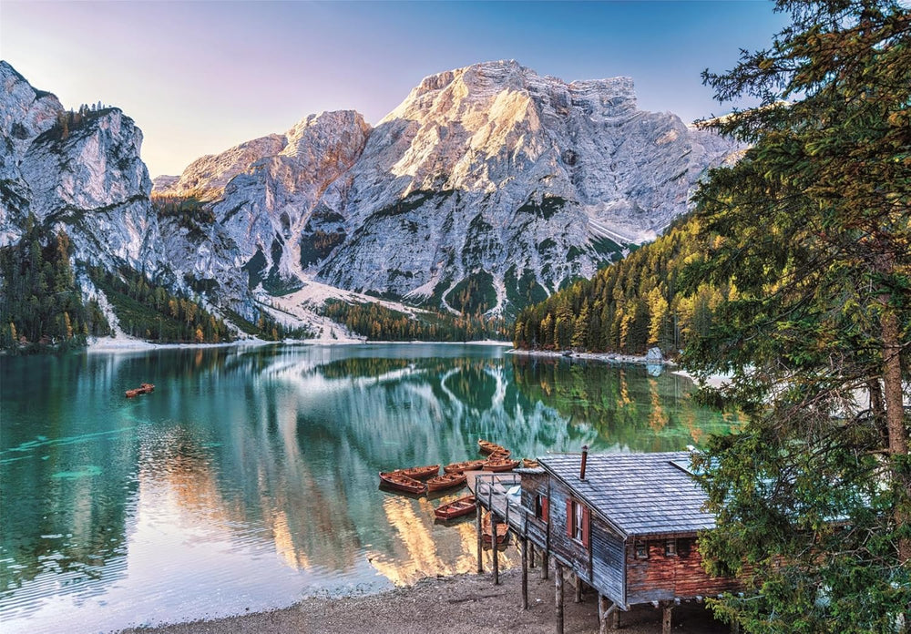 Rompecabezas 1000 piezas Lago Braies Italia