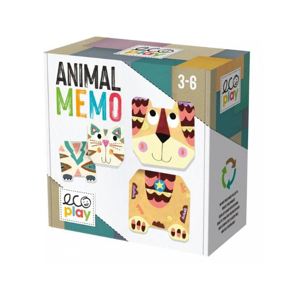Rompecabezas  Memoria Figuras Animales Niños