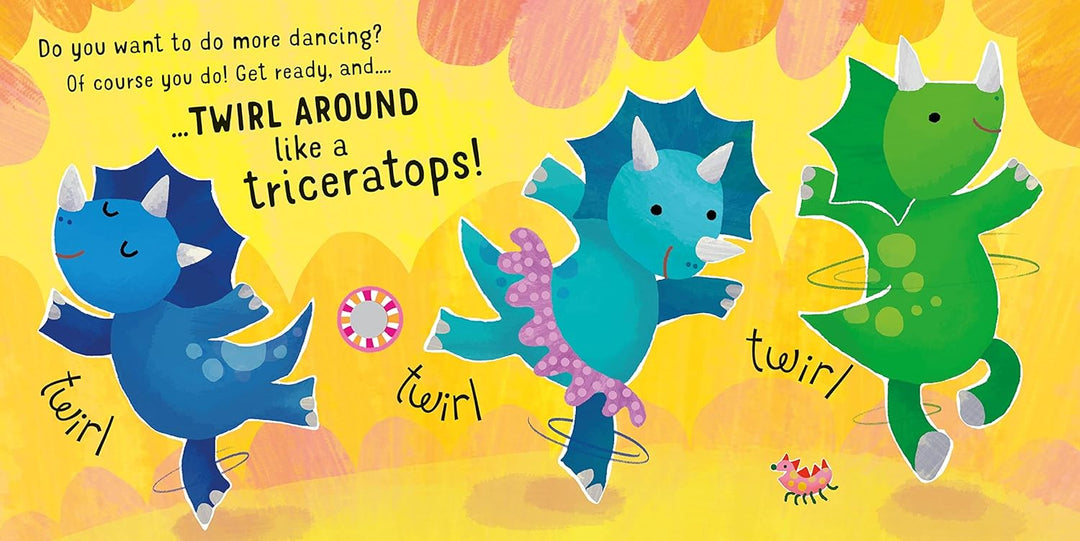 Libro Didácticos Con Sonidos Baila Con Los Dinosaurios Niños