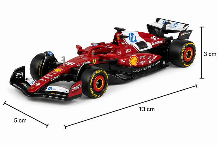 Carro Escala Bburago 1/43 Ferrari Sf-25 Hamilton 