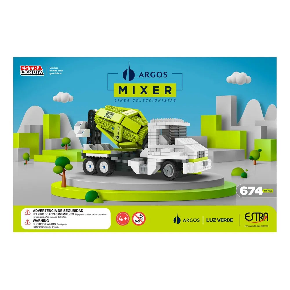Juego De Construcción Camión  674 Pz Niños