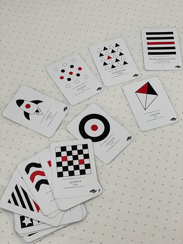 Juego  Flash Cards Alto Contraste para Bebés