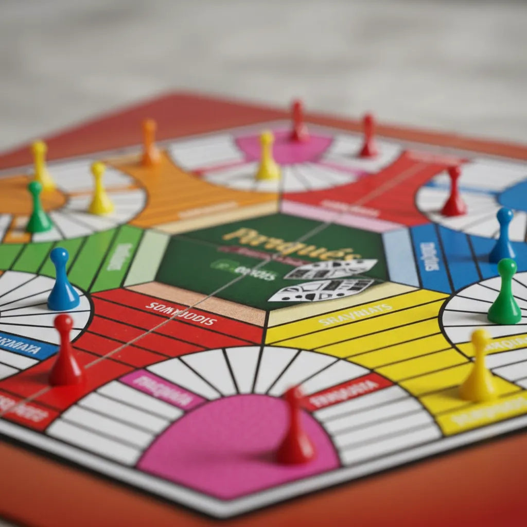 Juego De Mesa Parqués De 6 Puestos