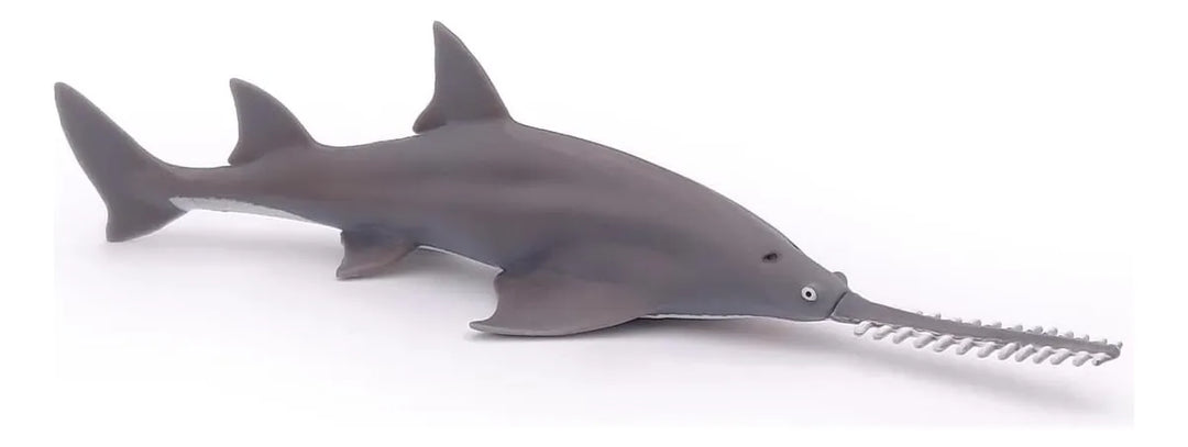 Figura Coleccionable Pez Sierra Pintado A Mano Papo Niños