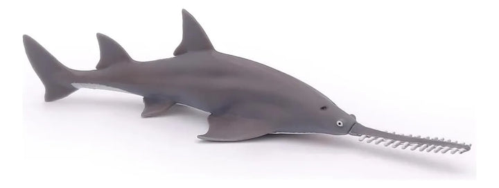 Figura Coleccionable Pez Sierra Pintado A Mano Papo Niños
