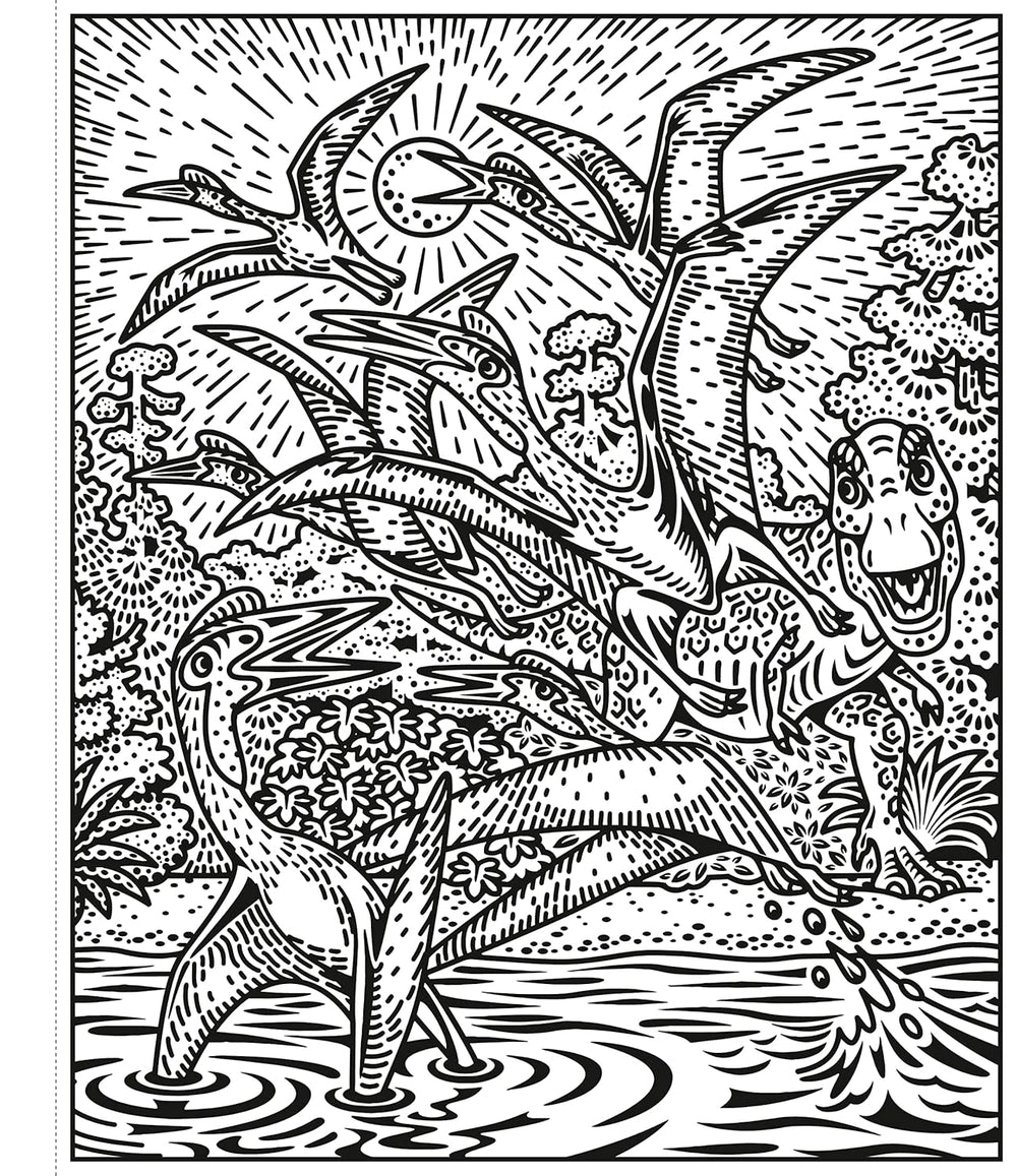 Libro Infantil De Pintura De dinosaurios para Niños