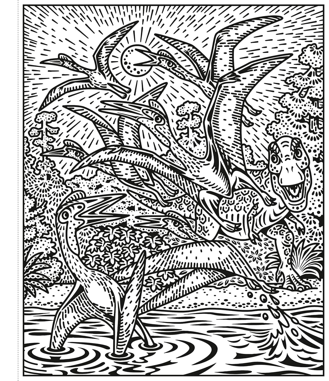 Libro Infantil De Pintura De dinosaurios para Niños
