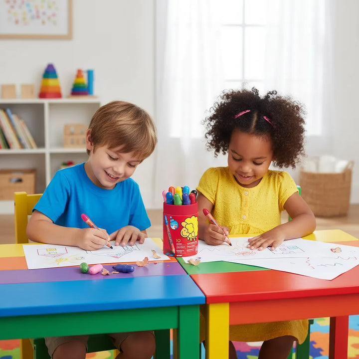 Set De 10 Colores Madera Giotto Bebe