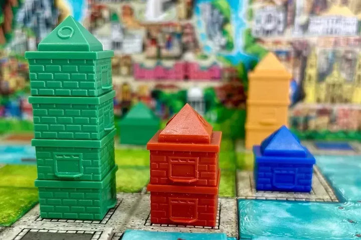 Juego De Mesa Cities Construcción Adultos