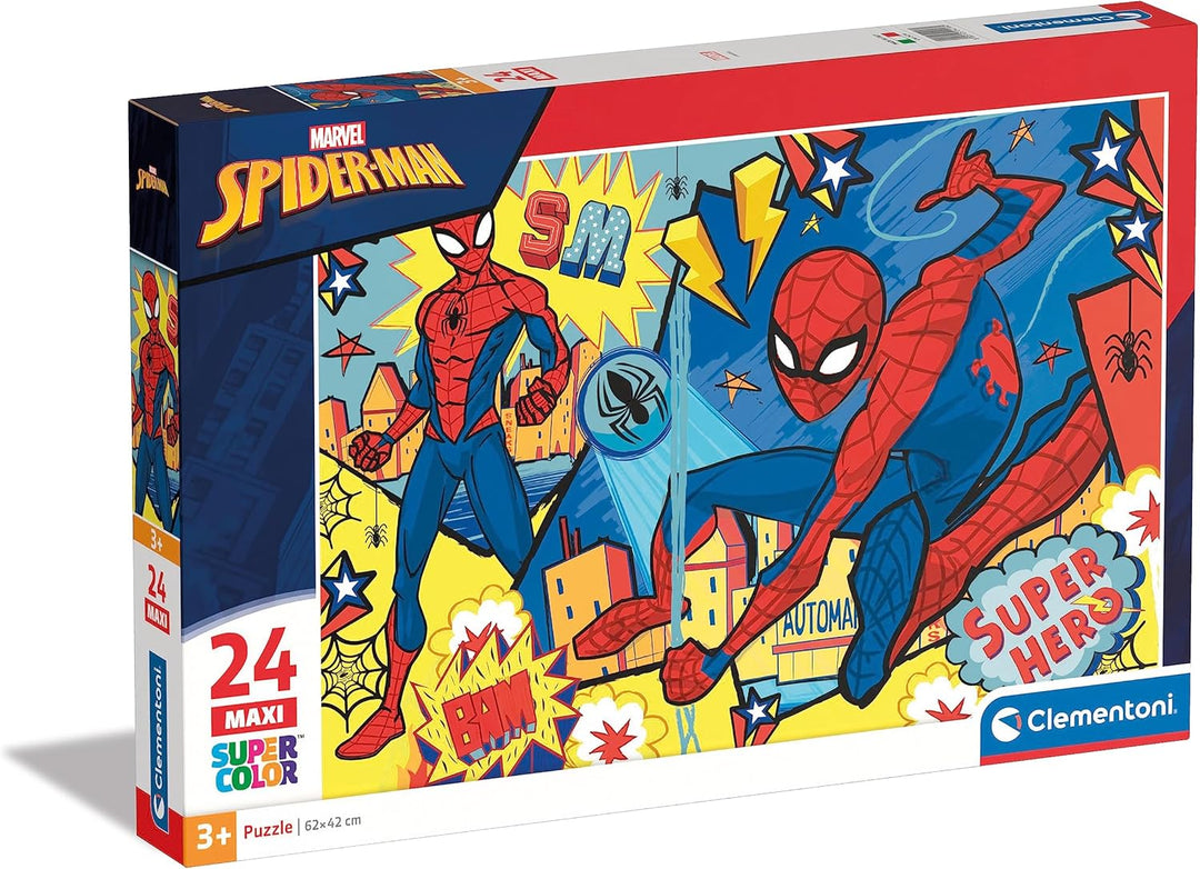 Rompecabezas 24 Piezas Spider-man Para Niños