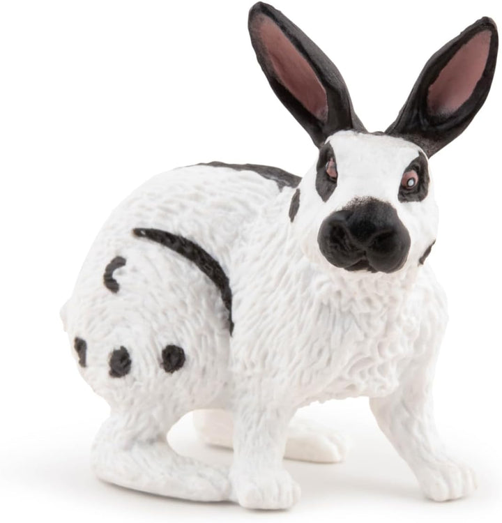 Figura Conejo Blanco Pintada A Mano Papo
