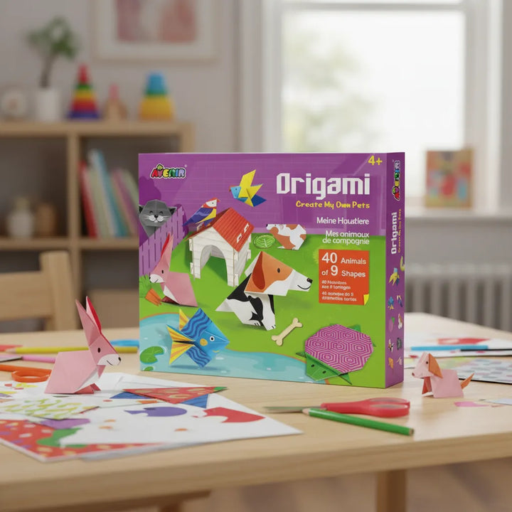 Set De Arte Y Manualidades Origami Mascotas