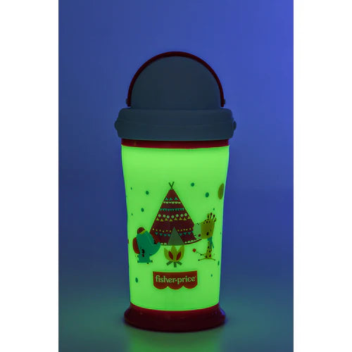 Vaso Infantil Térmico Con Tapa Retráctil rosado