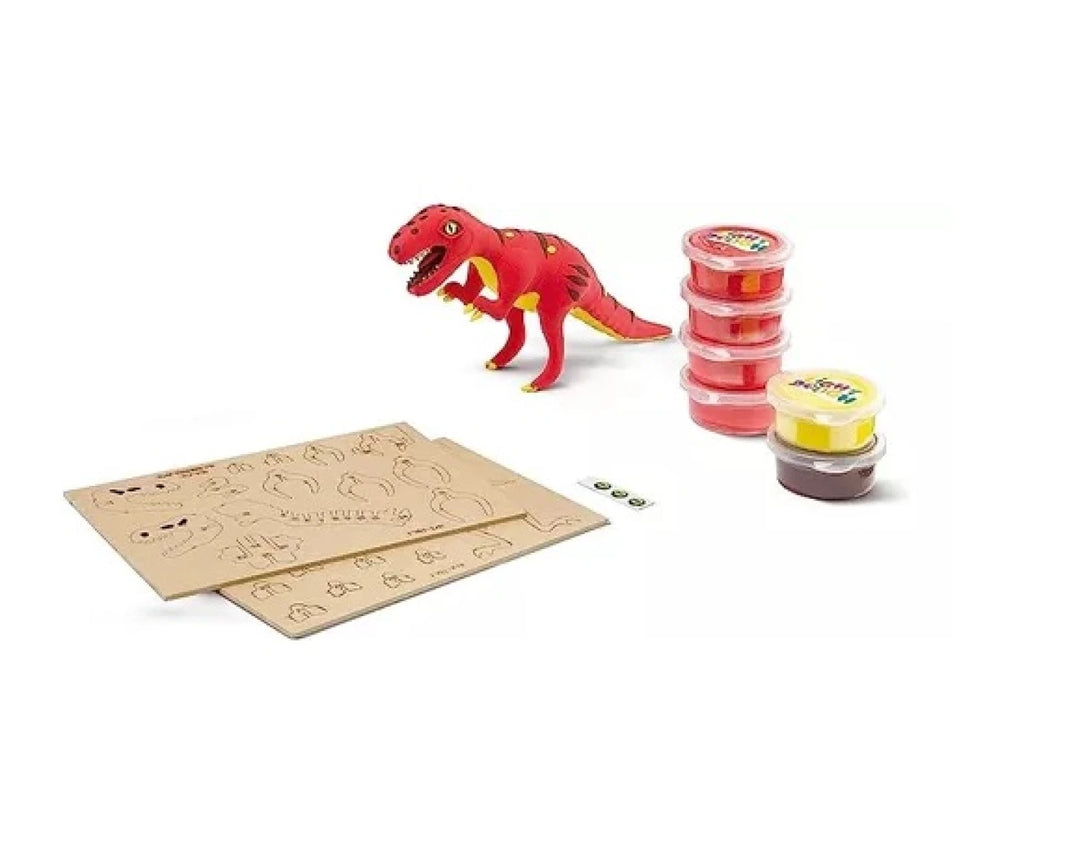 Juego Set Figura Para Moldear T-rex Para Niños