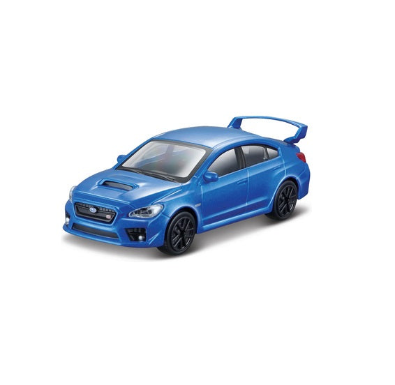 Carro Coleccionable Bburago A Escala 1/43 Subaru Wrx Sti Azul