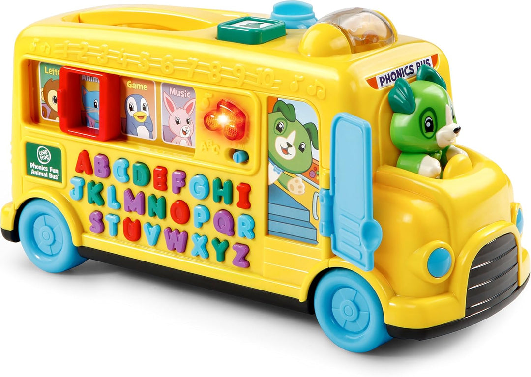 Juego Autobús Educativo Letras Y Animal Niños